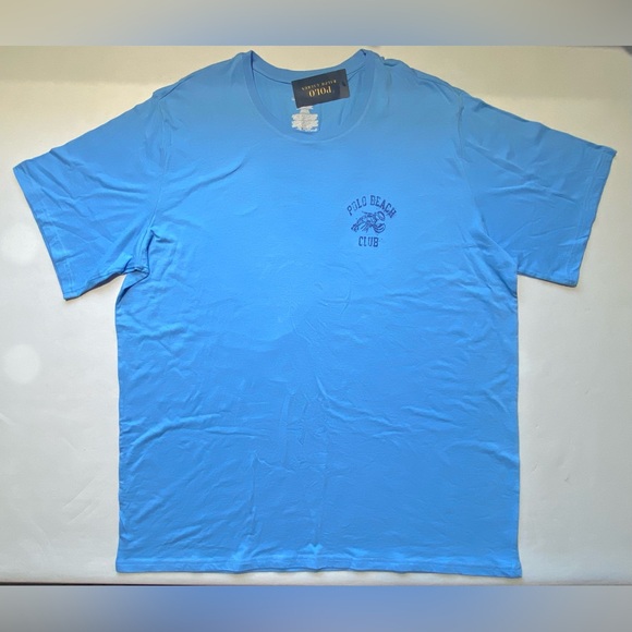 Polo Ralph Lauren Other - NEW Big & Tall Polo Ralph Lauren Beach Club Short Sleeve TShirt Cotton Bld Blue